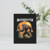 Carte Postale Bigfoot Massquatch Drôle (Debout devant)