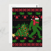 Carte Postale Bigfoot on genou (Devant / Derrière)