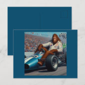 Carte Postale Bigfoot Racecar (Devant / Derrière)