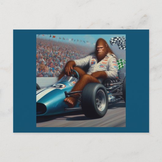 Carte Postale Bigfoot Racecar (Devant)