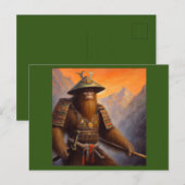 Carte Postale Bigfoot Samurai (Devant / Derrière)