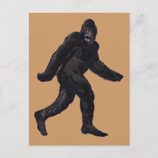 Carte Postale Bigfoot Sasquatch Yetti (Devant)