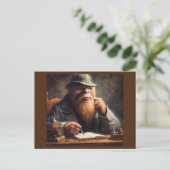 Carte Postale Bigfoot Sherlock Holmes (Debout devant)