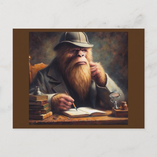 Carte Postale Bigfoot Sherlock Holmes (Devant)
