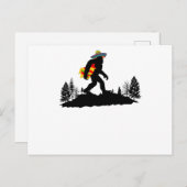 Carte Postale Bigfoot Sombreo Pinata, Cinco De Mayo Sasquatch (Devant / Derrière)