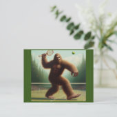 Carte Postale Bigfoot Tennis (Debout devant)