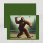 Carte Postale Bigfoot Tennis (Devant / Derrière)