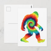 Carte Postale Bigfoot Tie Dye (Devant / Derrière)