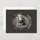 Carte Postale Bigfoot Yeti. Sasquatch. Rétro, Vintage. (Devant / Derrière)