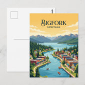 Carte Postale Bigfork, Montana (Devant / Derrière)