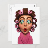 Carte Postale Bigoudis de port de femme (Devant / Derrière)