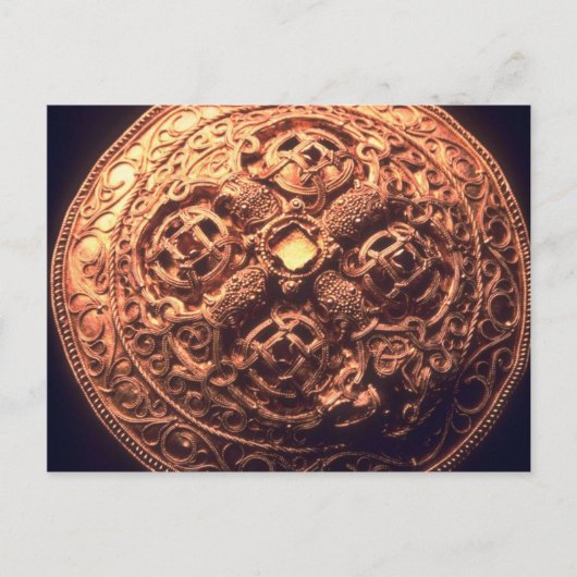 Carte Postale Bijou de broche viking pour les riches (Devant)