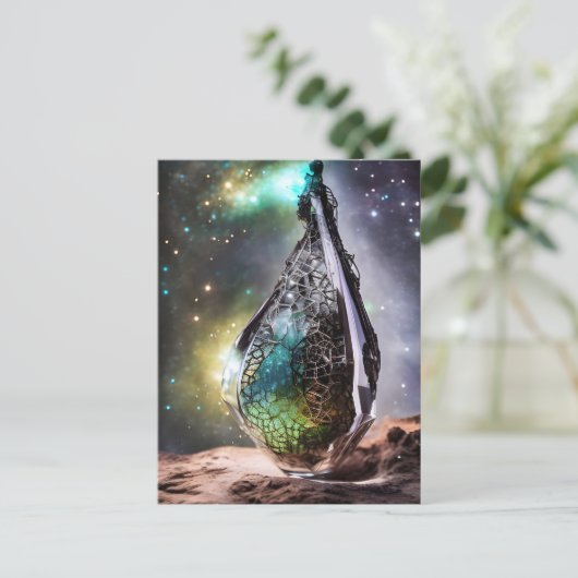 Carte Postale Bijoux Abstraits dans l'espace (Debout devant)