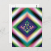 Carte Postale Bijoux arc-en-ciel (Devant / Derrière)