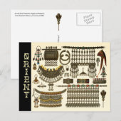Carte Postale Bijoux d'Orient (Devant / Derrière)