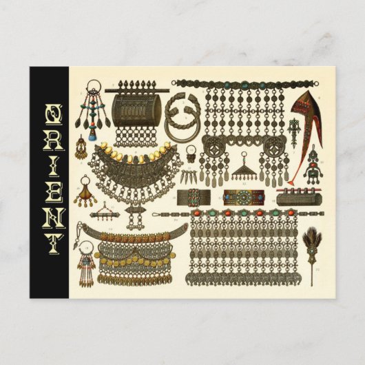 Carte Postale Bijoux d'Orient (Devant)