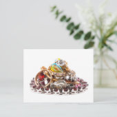 Carte Postale Bijoux en blanc (Debout devant)