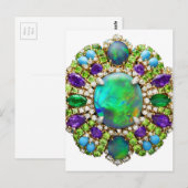 Carte Postale Bijoux Mandala (Devant / Derrière)