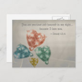 Carte Postale Bijoux précieux Écriture (Devant / Derrière)