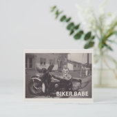 Carte Postale biker (Debout devant)