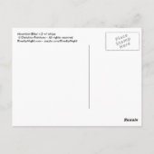 Carte Postale Biker2 - Orange/Bleu (Dos)