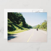 Carte Postale Biker — Une Belle Promenade (Devant / Derrière)