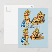 Carte Postale Bikini Beach Time Thunder_Cove (Devant / Derrière)