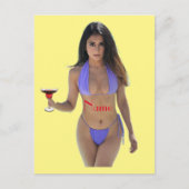 Carte Postale Bikini brun beauté Thunder_Cove (Devant)