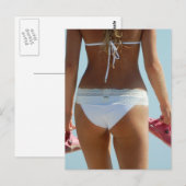 Carte postale bikini d'été (Devant / Derrière)