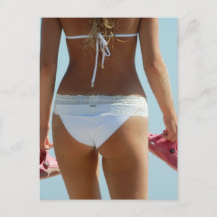 Carte postale bikini d'été 