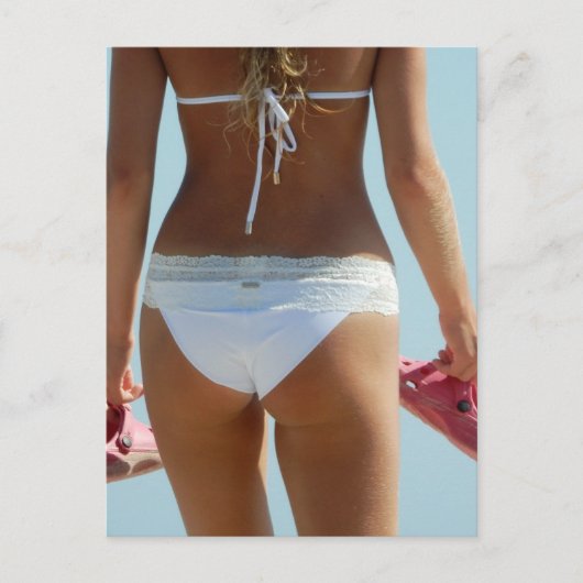 Carte postale bikini d'été (Devant)
