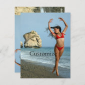 Carte Postale Bikini Model Dancing Thunder_Cove (Devant / Derrière)