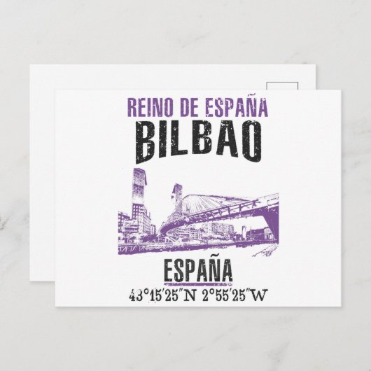 Carte Postale Bilbao (Devant / Derrière)