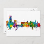 Carte Postale Bilbao Espagne Skyline (Devant / Derrière)