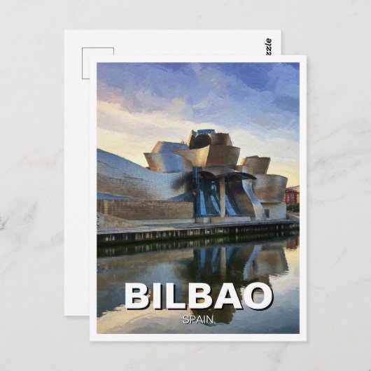 Carte Postale Bilbao Guggenheim Museum Travel (Devant / Derrière)