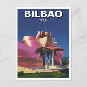 Carte Postale Bilbao Guggenheim Museum Voyage Abstrait
