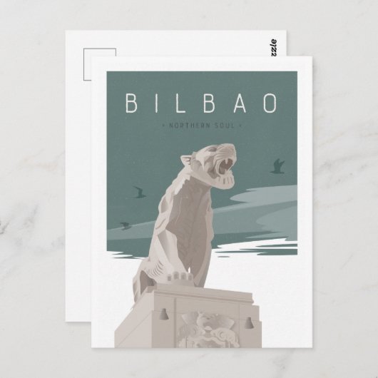 Carte Postale BILBAO ・ Soul du Nord ・ Edificio El Tigre (Devant / Derrière)