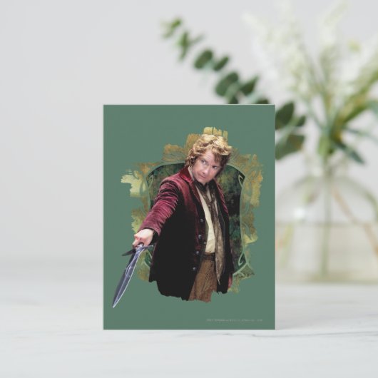 Carte Postale BILBO BAGGINS™ avec épée (Debout devant)