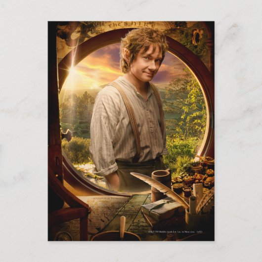 Carte Postale BILBO BAGGINS™ dans le collage de bordures (Devant)