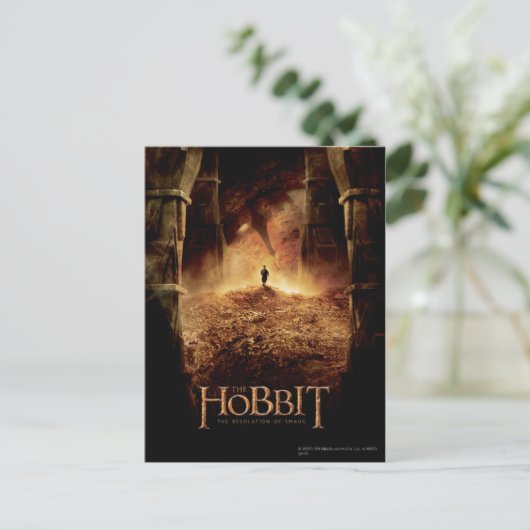 Carte Postale BILBO BAGGINS™ dans l'oeil de SMAUG™ (Debout devant)