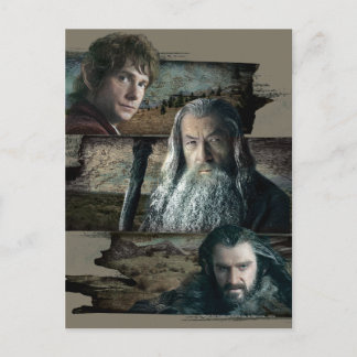 Carte Postale BILBO BAGGINS™, Gandalf, THORIN OAKENSHIELD™