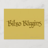 Carte Postale BILBO BAGGINS™ Solide (Devant)