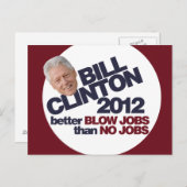 Carte Postale Bill Clinton 2012 (Devant / Derrière)