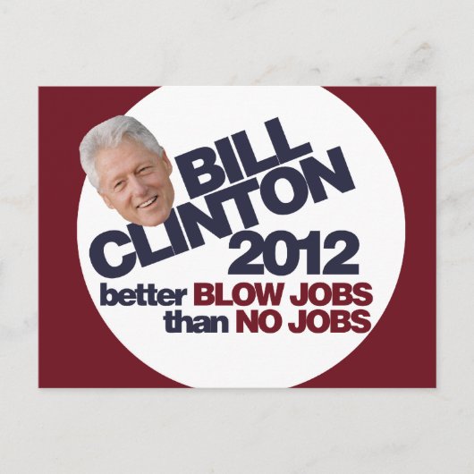 Carte Postale Bill Clinton 2012 (Devant)