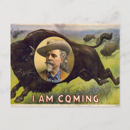 Carte Postale Bill Cody -1899 (Devant)