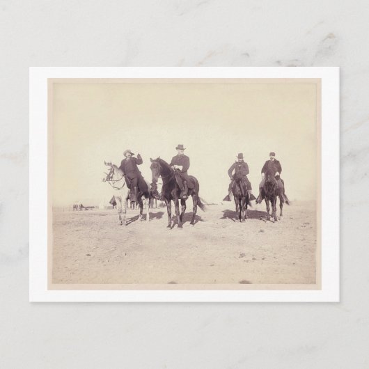 Carte Postale Bill Cody et Riders (Devant)