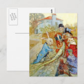 Carte Postale Bill le Lizard à la maison du lapin (Devant / Derrière)