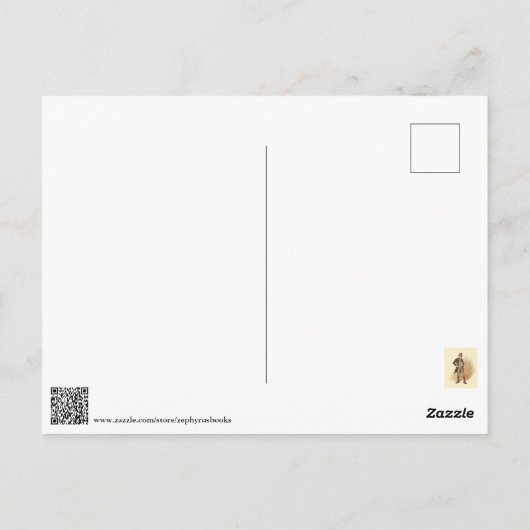 Carte Postale Bill Sikes par Kyd, Charles Dickens Oliver Twist (Dos)