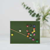 Carte postale Billard (Debout devant)