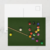 Carte postale Billard (Devant / Derrière)